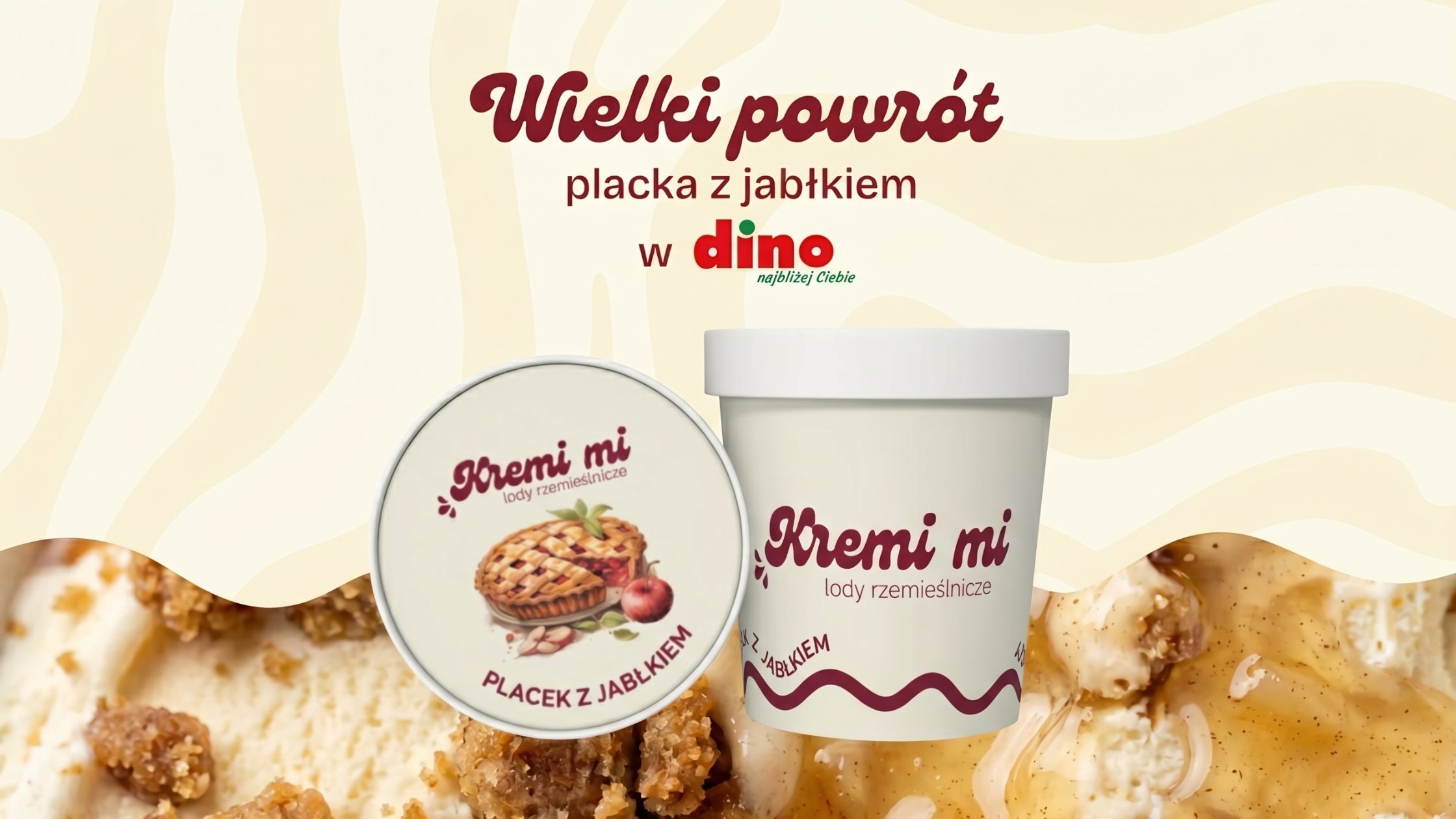 Lody rzemieślnicze Kremi mi powróciły do Dino!