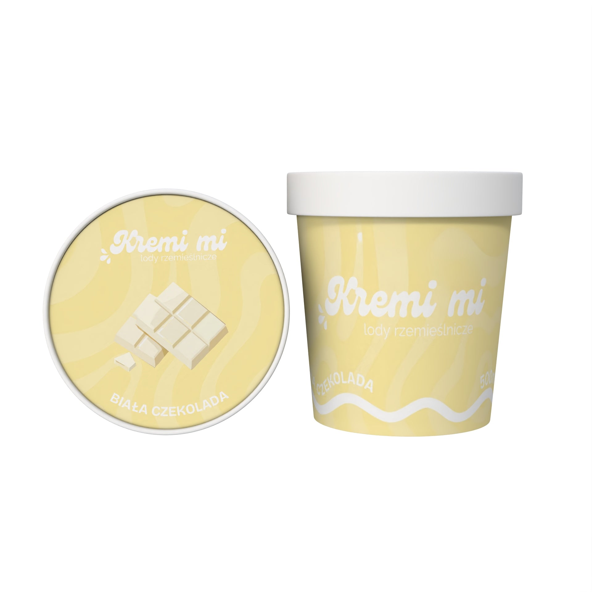 Lody o smaku Białej Czekolady