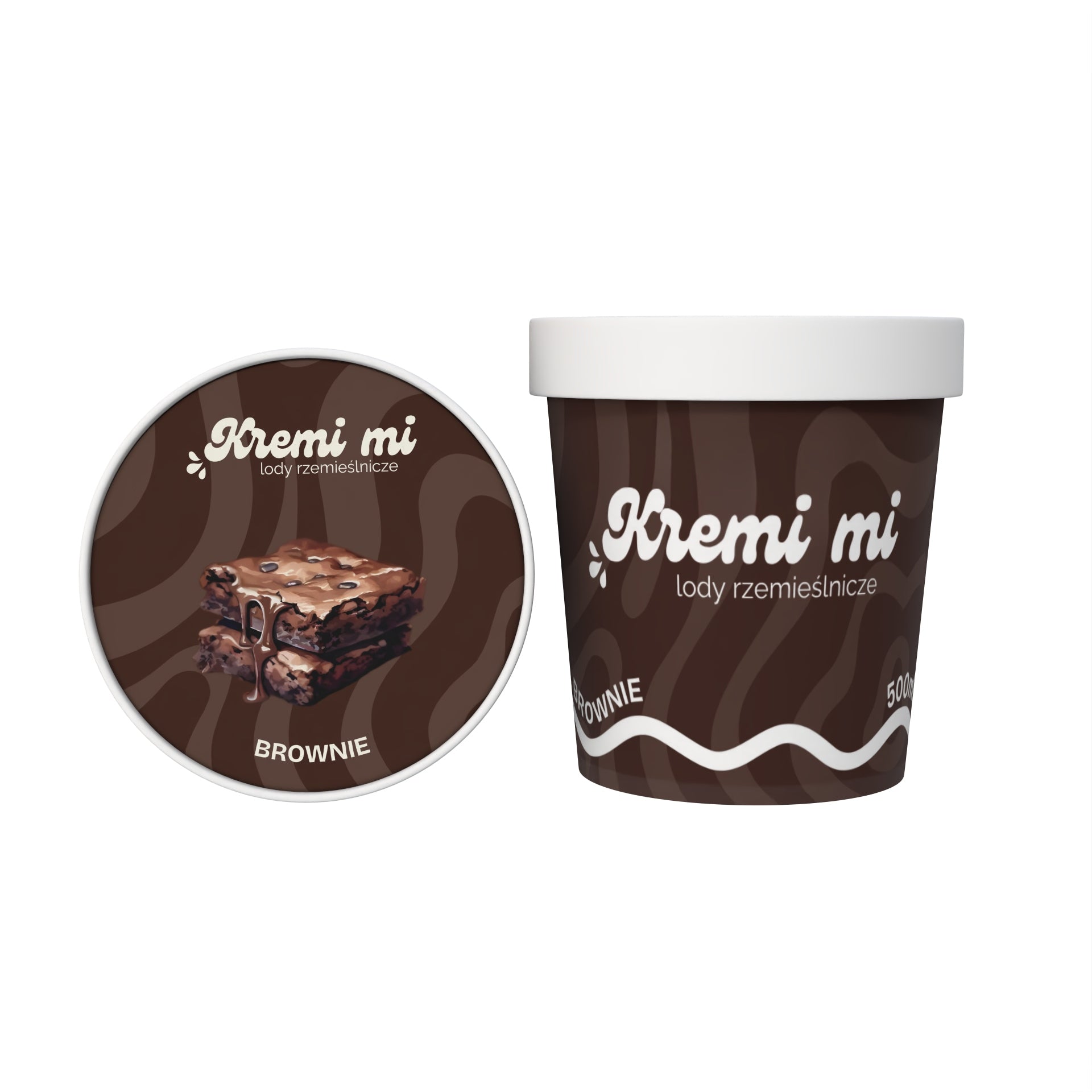 Lody o smaku Brownie