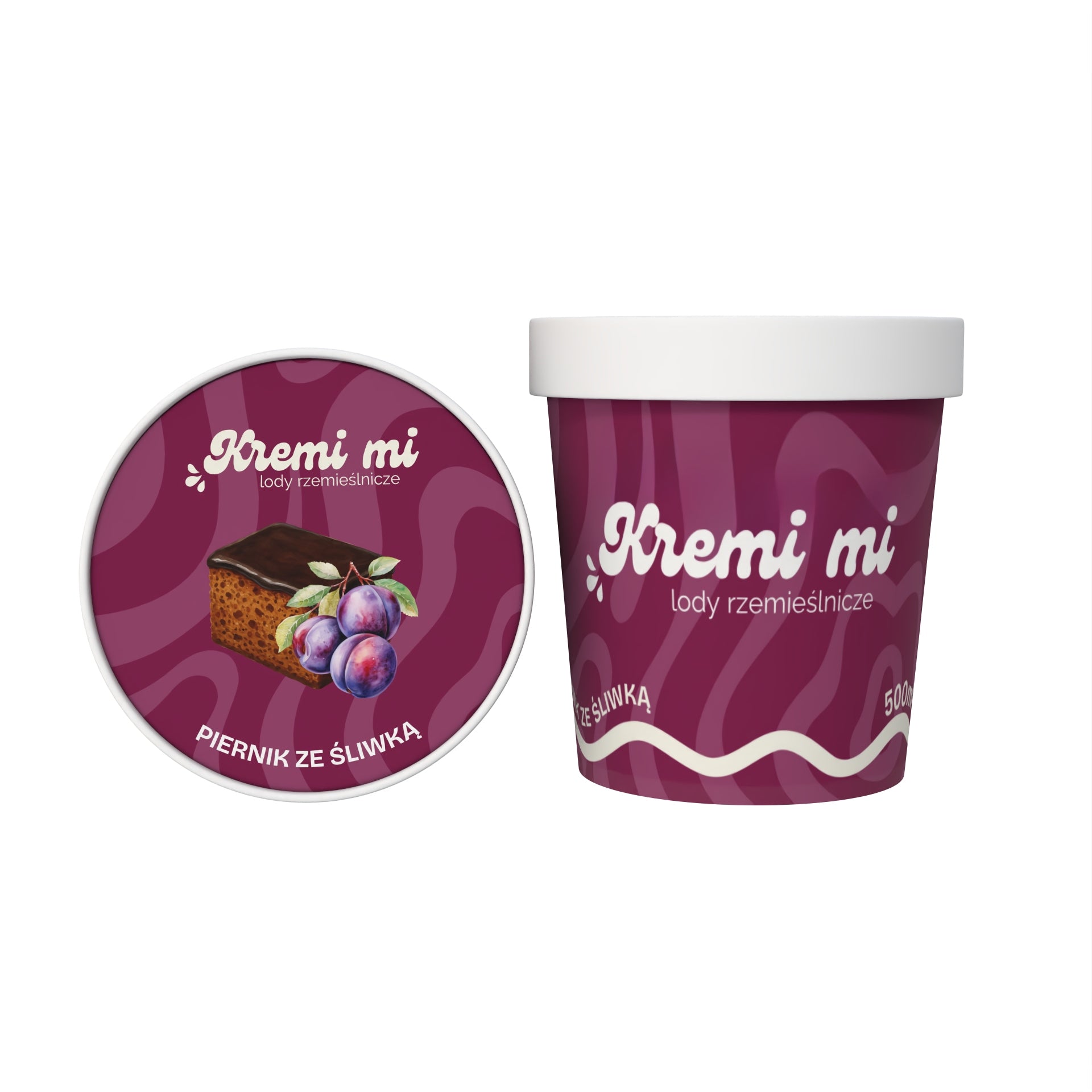 Lody o smaku Piernika ze Śliwką