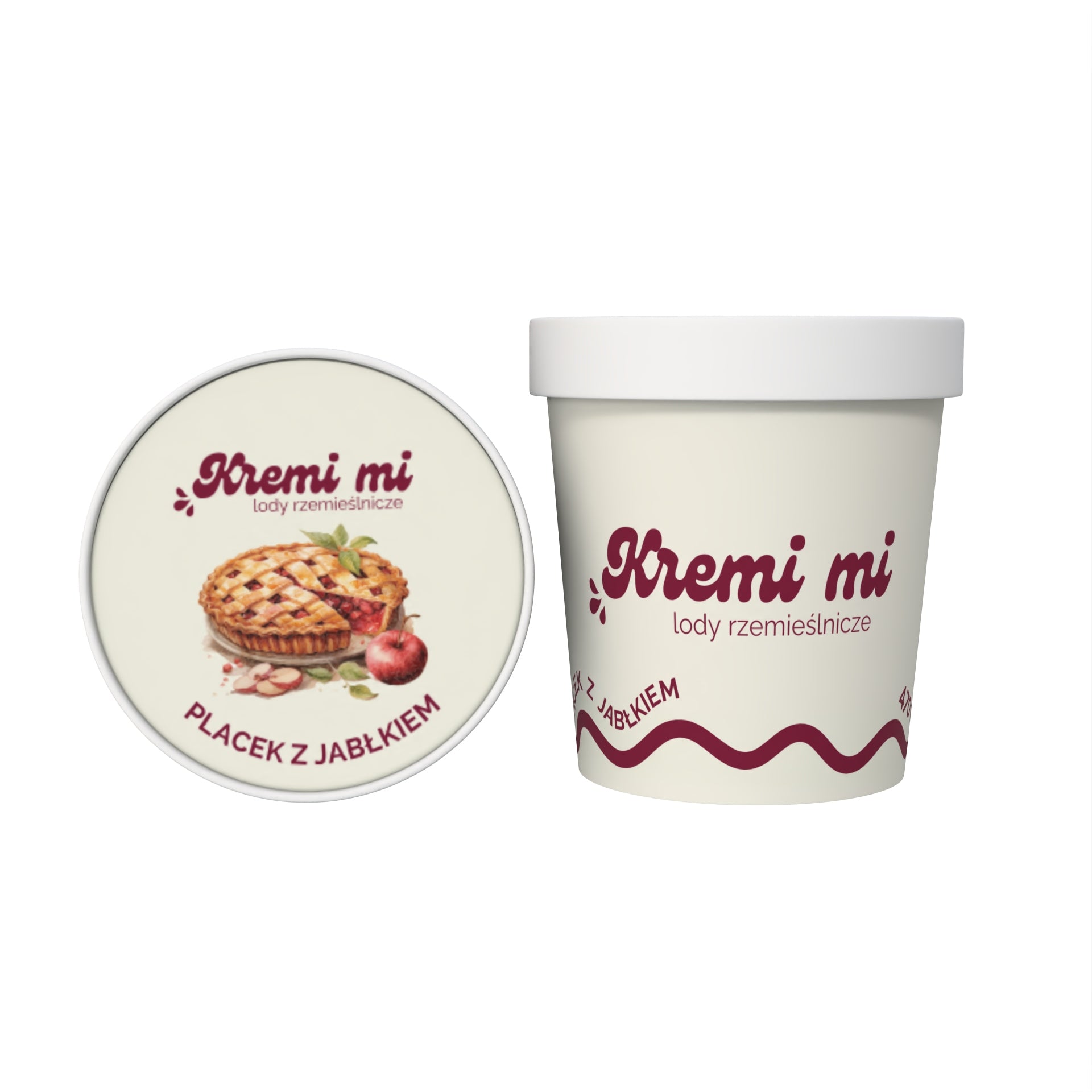 Lody o smaku Placka z Jabłkiem