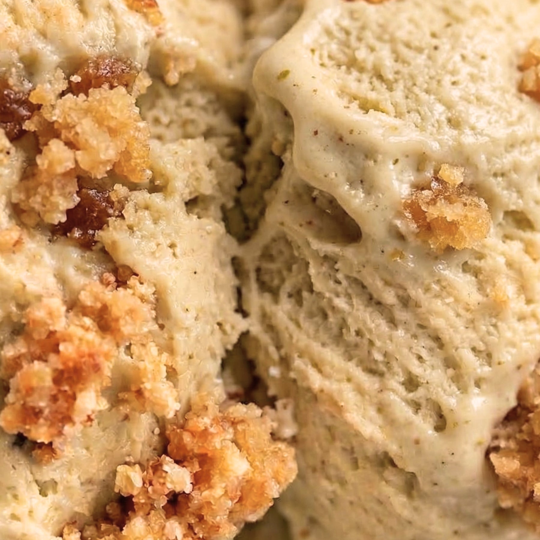 Lody o smaku Sernika Pistacjowego