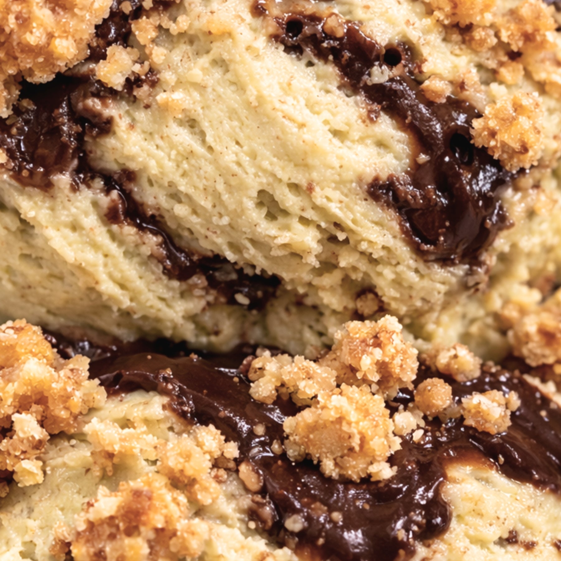 Lody o smaku Sernika Pistacjowego z Czekoladą