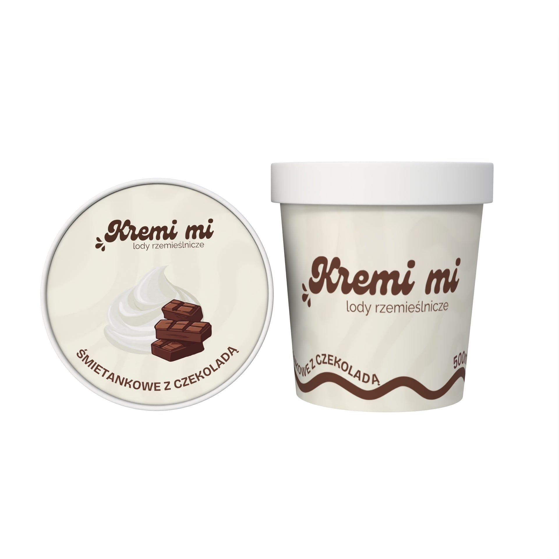 Lody Śmietankowe z Czekoladą