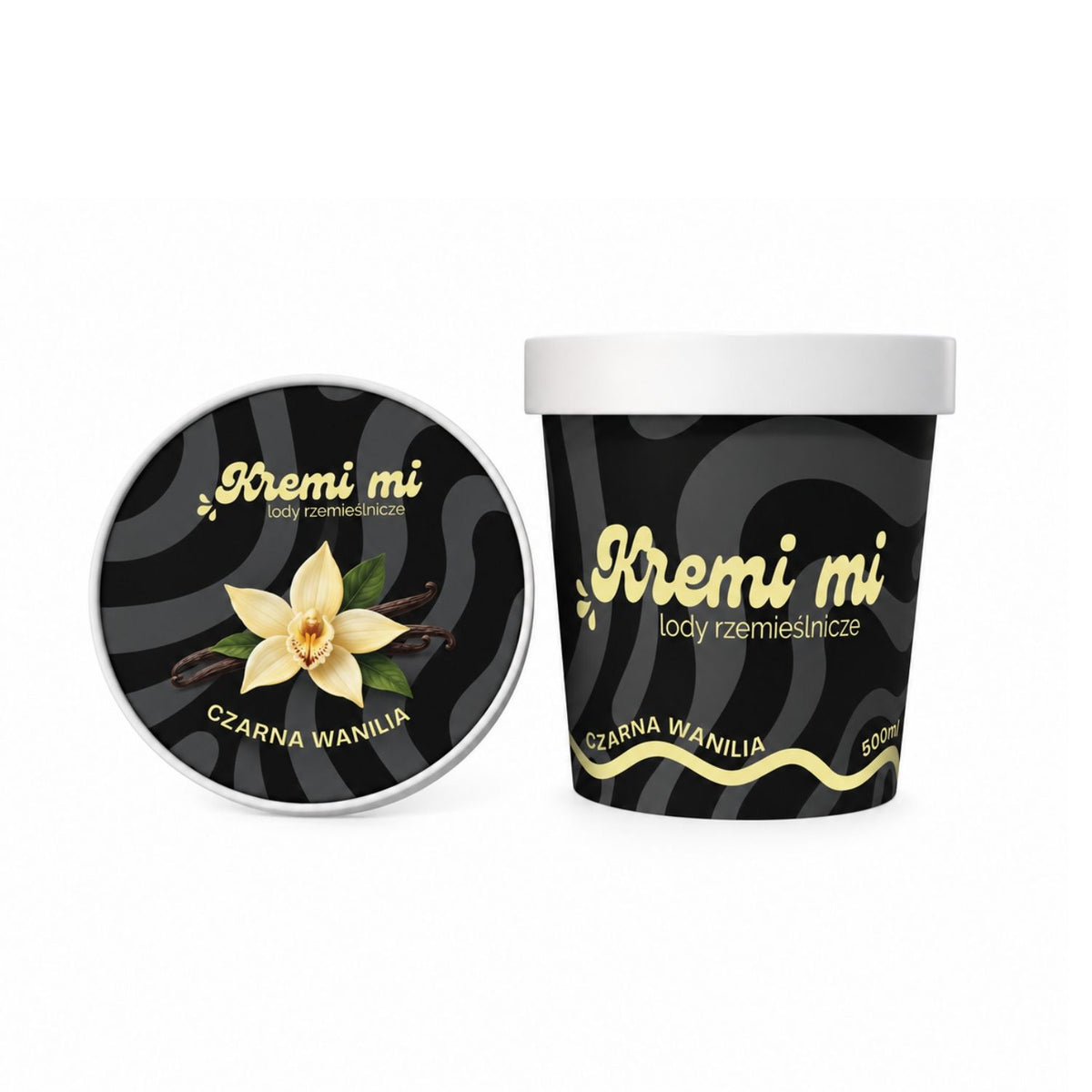 Lody Czarna Wanilia
