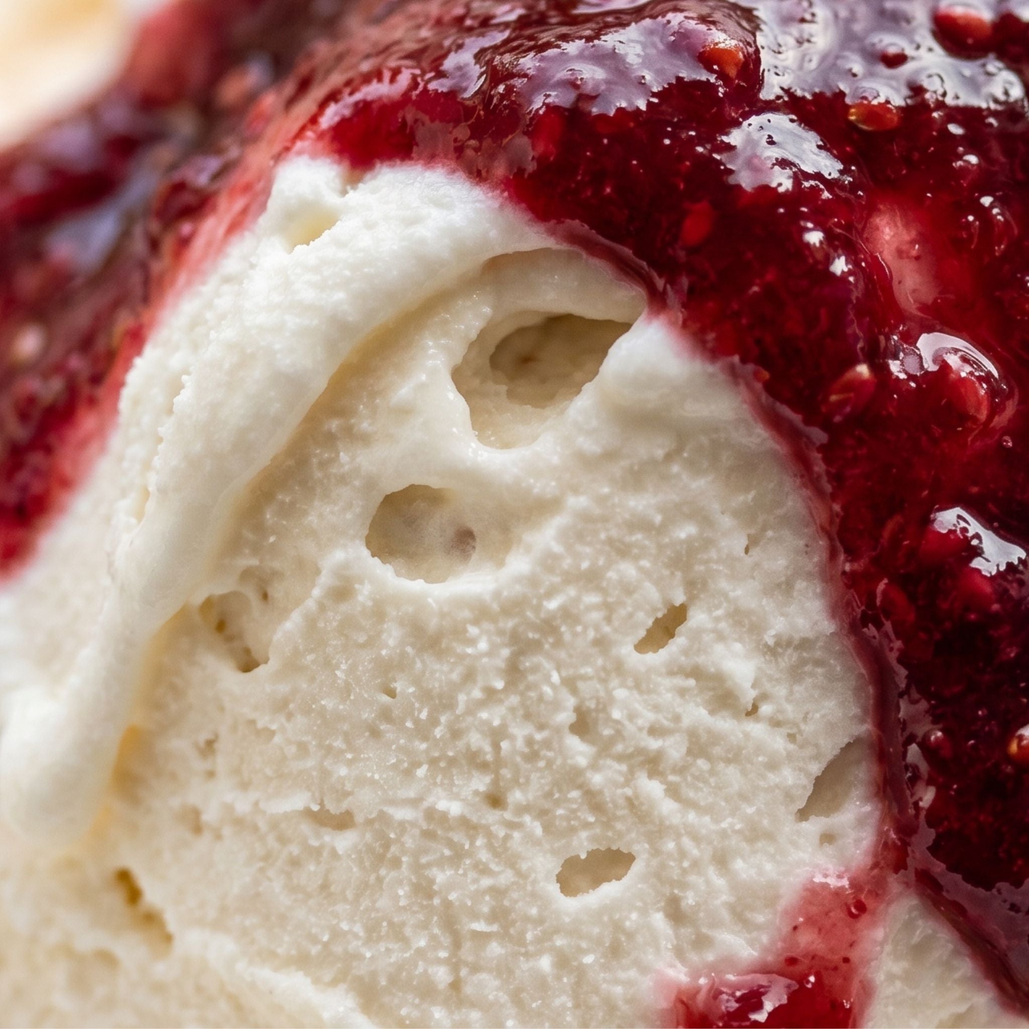 Lody Jogurt Grecki z Polewą Malinową