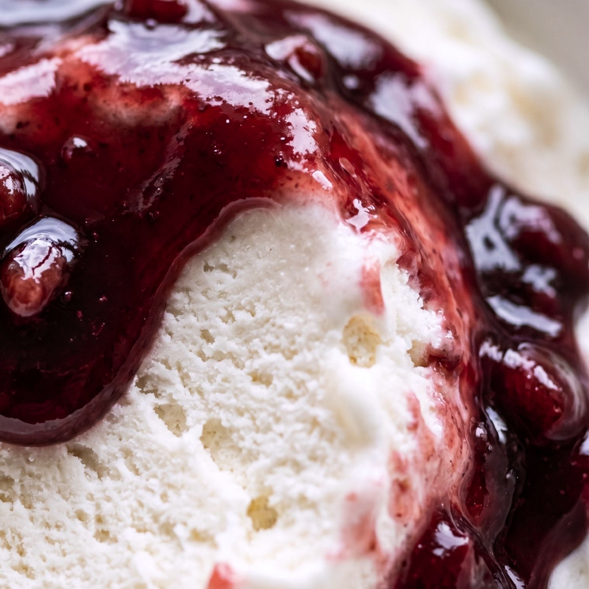 Lody Jogurt Grecki z Polewą Wiśniową