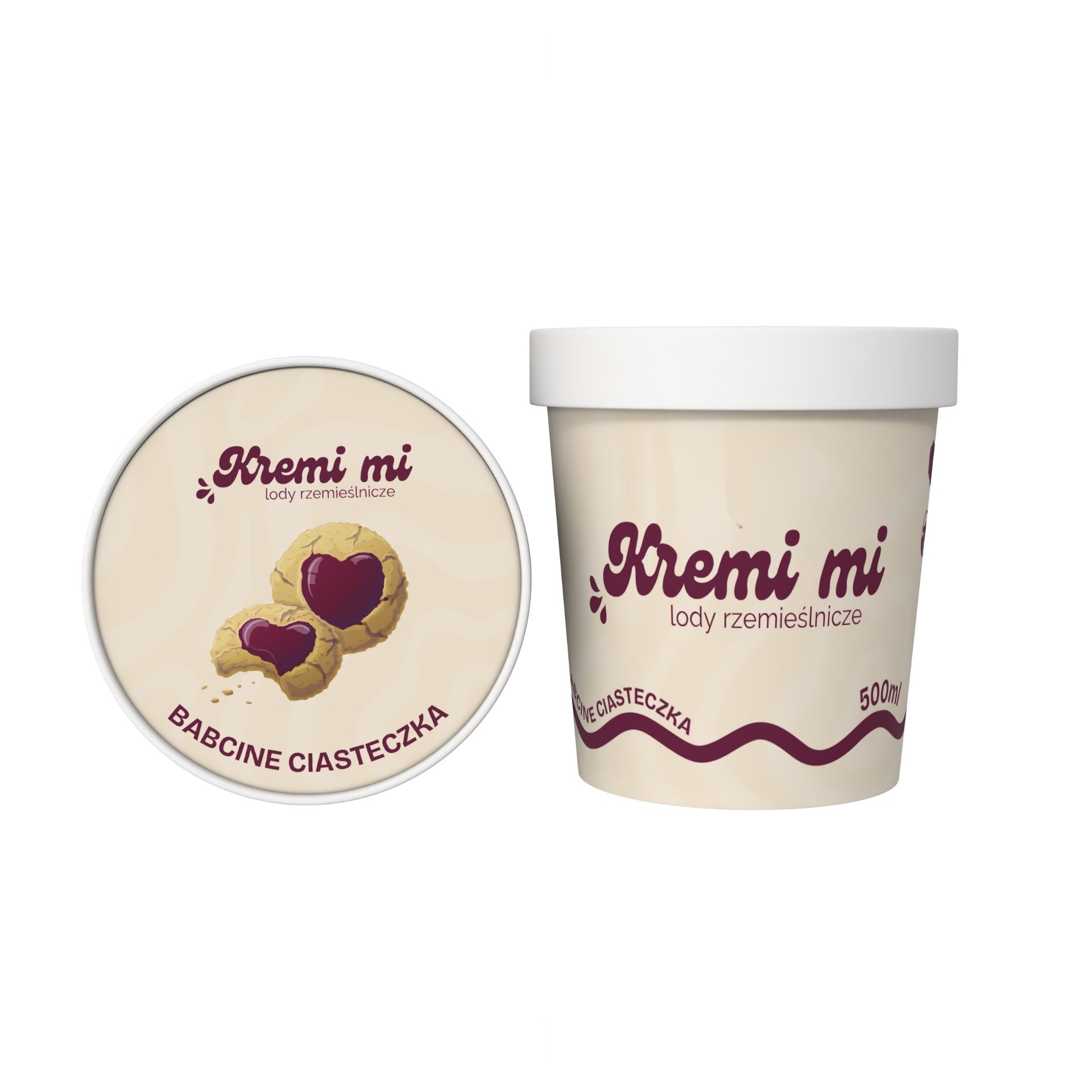 Lody o smaku Babcine Ciasteczka