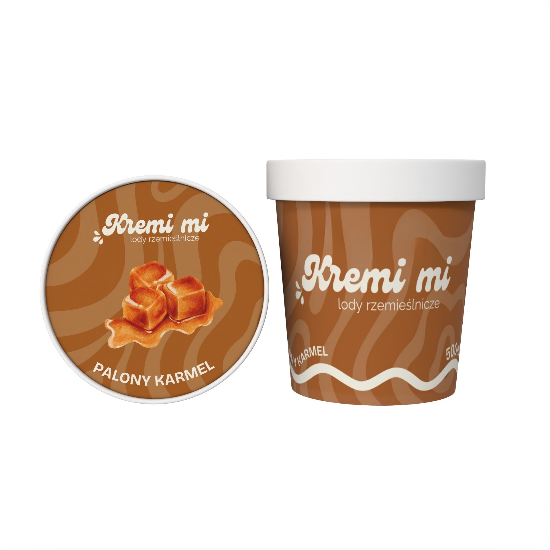 Lody o smaku Palonego Karmelu
