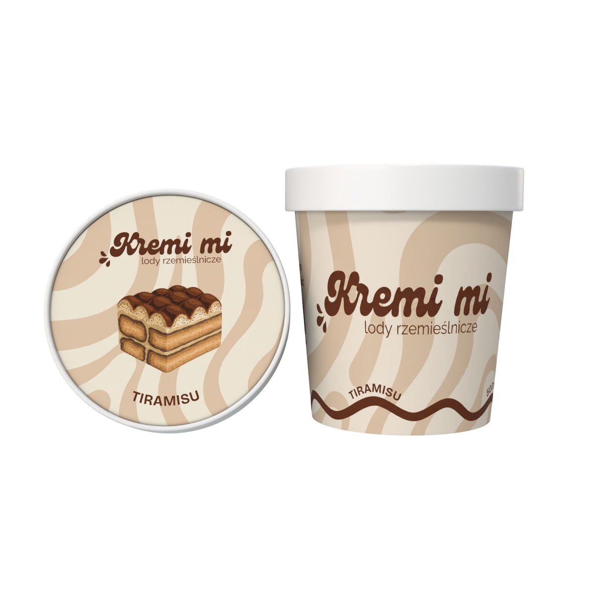 Lody o smaku Tiramisu